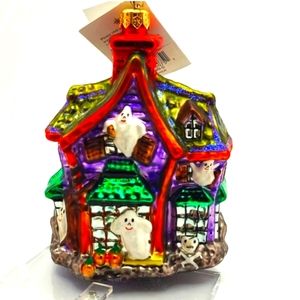 Christopher Radko Howl Manor Handpainted/blown ornament w/Tag